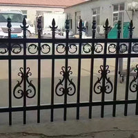Anti-Climb Steel Fence for Residential, School, and Outdoor Security