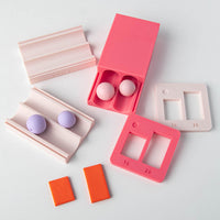 Upgraded Polymer Clay Bead Roller and Perforator Tool Set with Measuring Cup