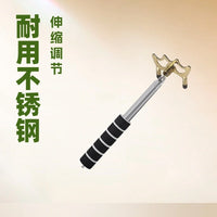Telescopic Billiard Pool Cue Stick Bridge Head with Non-slip Grip for Snooker and Pool Tables