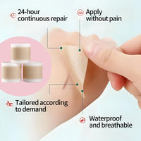 Silicone Gel Scar and Tattoo Concealer Tape, Ultra-Thin Skin Tone Cover Roll, Customizable Length