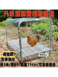 Outdoor Multi-functional Large Chicken Coop with Run and Enclosure Netting for Farm Poultry