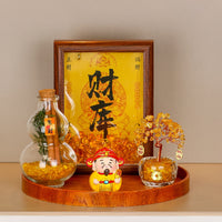 Creative Chinese Style Lucky Money Tree Ornament Set for Home Decor