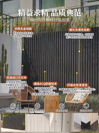 Outdoor Garden Privacy Screen Fence Wood Trellis Panel for Balcony Patio Deck