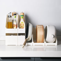 Japanese Style Thickened Plastic Storage Basket for Kitchen & Bathroom Organization