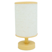 Nordic Minimalist Fabric USB Table Lamp with LED Night Light for Bedroom Study Dorm