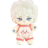 20cm Pig Cotton Doll Clothes Set with Sling Dress and Shoes