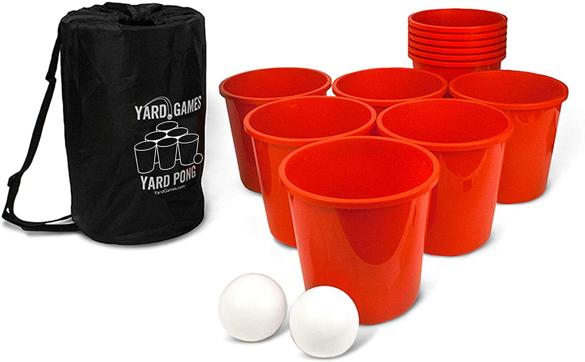 Bucketball Beach Bucket Outdoor Game Set for Lawn, Backyard, Camping, and Beach Fun