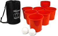 Bucketball Beach Bucket Outdoor Game Set for Lawn, Backyard, Camping, and Beach Fun