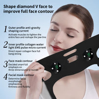 EMS V-Face Lifting Device for Double Chin Reduction and Face Tightening