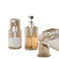 Portable Travel Vacuum Pump Bottle for Lotions, Shampoos, and Toiletries