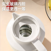 Insulated Glass Liner Thermos Kettle with Handle for Home and Outdoor Use