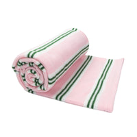 Double-Sided Flannel Printed Blanket for Napping, Office, and Travel - Various Patterns and Sizes
