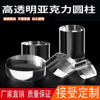 Clear Acrylic Cylinder Display Stand for Jewelry, Cosmetics, and Product Photography