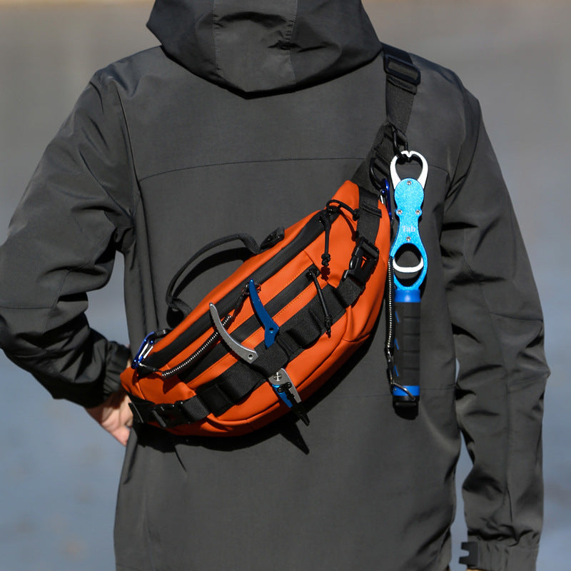 2024 New Outdoor Fishing Lure Bag for Men and Women, Multifunctional Waterproof Travel Waist Pack