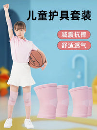Kids' Summer Cycling & Skate Protective Gear Set - Knee Pads & Elbow Pads for Girls