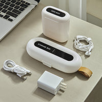 Japanese Style Multi-functional Data Cable Charger Storage Box Portable Handheld Glasses Case Dustproof Pressure-resistant