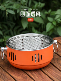 Outdoor Mini Charcoal Grill for Single Person BBQ Portable Small Charcoal Stove for Tea Ceremony