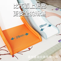 Kids' Foldable Indoor/Outdoor Slide & Step Stool Combo