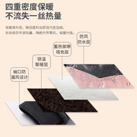Winter Touchscreen Ski Gloves for Outdoor Cycling and Hiking, Thickened Warm Couple Gloves
