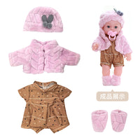 Doll Clothes Set for 30cm Reborn Baby Dolls, DIY Outfits with Hat