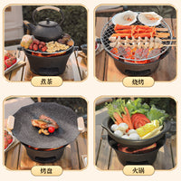 Mini Portable Charcoal Grill for Outdoor Camping and Home Use