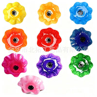 Outdoor Metal Flower Bird Feeder & Waterer for Garden Decoration