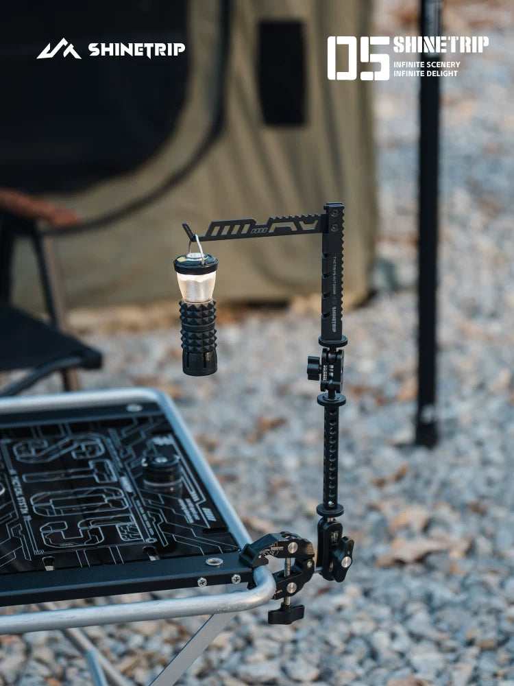 ShineTrip Instant Pop-Up Camping Lantern Stand with Table Clamp