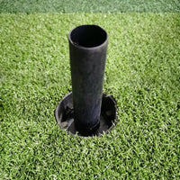 Hengtaixin Indoor Golf Simulator Practice Equipment Black Rubber Tee Automatic Ball Dispenser