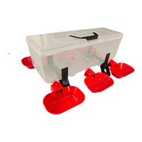 Automatic Poultry Waterer with Drinking Bowls for Chickens, Pigeons, and Quails