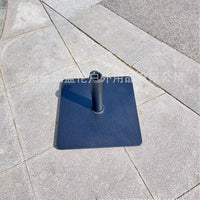 11KG Square Black Iron Patio Umbrella Base Stand