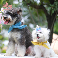 Cheers Pet Cooling Ice Scarf for Dogs with Bowknot and Ice Pack Pocket