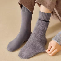 Men's Winter Thermal Cashmere Blend Terry Socks