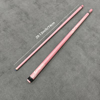 2-Piece 150cm American Pool Cue Stick Set with 12.5mm Tip for Billiards