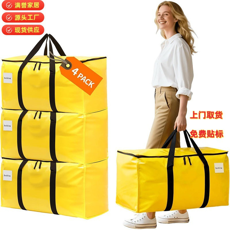 Large Capacity Foldable Storage Bag for Outdoor Camping Moving and Organizing