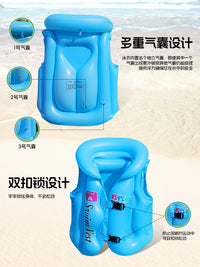 Kids Inflatable Swim Vest with Buoyancy for Beginners