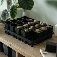 Thickened Plastic Seedling Tray with Water Catchment for Succulents and Vegetables