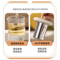 High Borosilicate Glass Health Pot Mini Small Single-Person Teapot Office Kettle Tea Maker