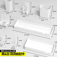 Pegboard Accessories for 16mm Hole Spacing - Metal Hooks, Storage Bins, Shelves, and Holders