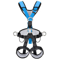 Full Body 5-Point Harness for Fall Protection, Construction, Outdoor Work, and Caving with Wear-Resistant Rope