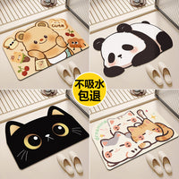 Diatomaceous Earth Absorbent Non-Slip Bathroom Mat