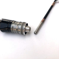 Ice Fishing Rod Winter Short Section Fiberglass Rod with Wood-like Handle for Raft and Lure Fishing