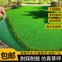 Artificial Grass Turf for Landscaping, Sports Fields, and Decorative Fencing - M-Type Thickened