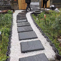 Natural Bluestone Stepping Stones Irregular Garden Path Pavers Non-slip Lawn Mats for Yard and Garden