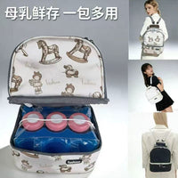 Large Capacity Portable Breast Milk Cooler Backpack for Moms