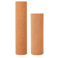 Cork Yoga Block and Massage Ball Set for Pilates, Stretching, and Muscle Relief
