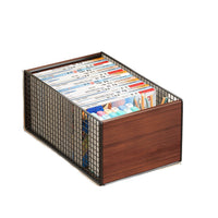 Under-Desk Rolling Storage Cart with Wheels for Books and Office Supplies