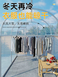 Garden Greenhouse Kit with Insulated Thermal Film and Galvanized Steel Frame for Outdoor Plant Protection