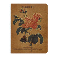 A6 Hardcover Vintage Notebook Blank Pages 100g Thick Paper Portable Sketchbook Travel Journal