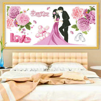2026 New Cross Stitch Kit "Happiness Agreement" for Wedding Gift
