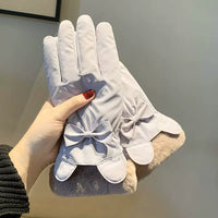 Women's Waterproof Thermal Ski Gloves with Touchscreen and Anti-Slip Grip